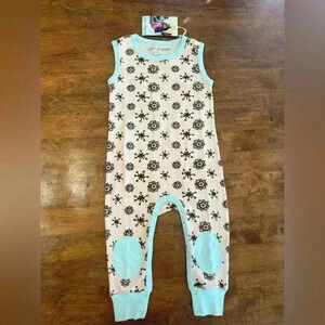 NWT cat & dogma organic cotton romper size 18-24 m